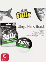 Плетеный шнур рыболовный Braid камуфляж 100 м 0,10 мм