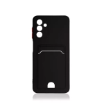 Накладка Samsung A04/A04e с отделом для карт черный
