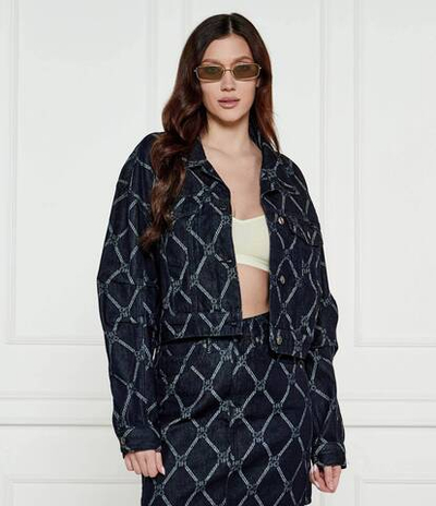 Джинсовая куртка Gisolia_1 HUGO - темно-синий(50530300)