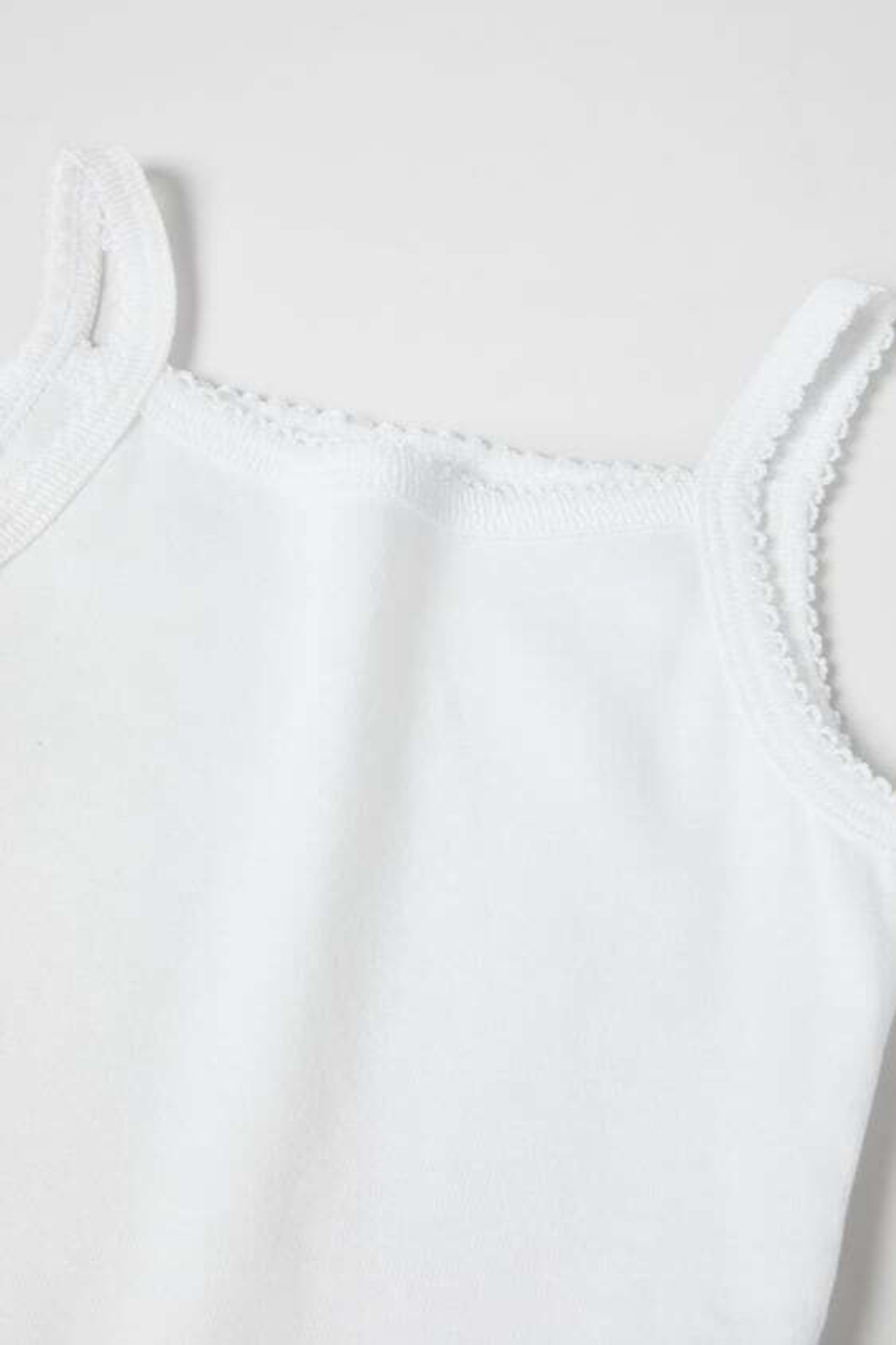 ZARA KIDS/ НАБОР ИЗ ТРЕХ ТОПОВ БЕЗ РУКАВОВ, БЕЛЫЙ