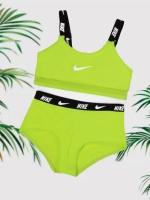 купальник раздельный с топом и плавки шорты