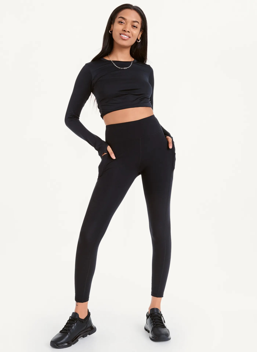 Леггинсы DKNY Balance High Waist Black