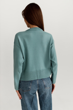 Бирюзовый свитер