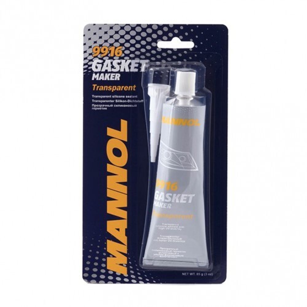 MANNOL 9916 Silicone-Gasket transp (силиконовый) Герметик прокладок 85гр