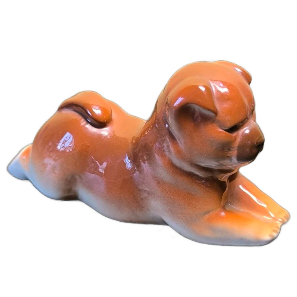 Фарфоровая статуэтка "Чау-чау" (ЛФЗ), СССР, 1970-1991 гг.