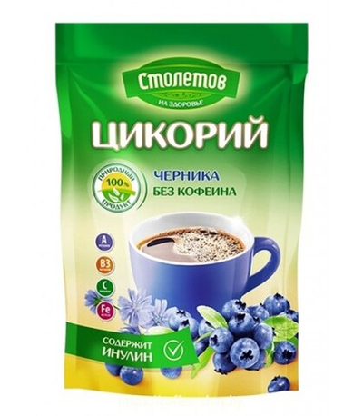 Цикорий со вкусом черники Столетов 100гр