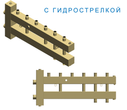 Коллектор котельной разводки