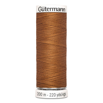 01 Нить Sew-All 100/200 м для всех материалов, 100% полиэстер Gutermann 748277 (448 шоколадная охра)