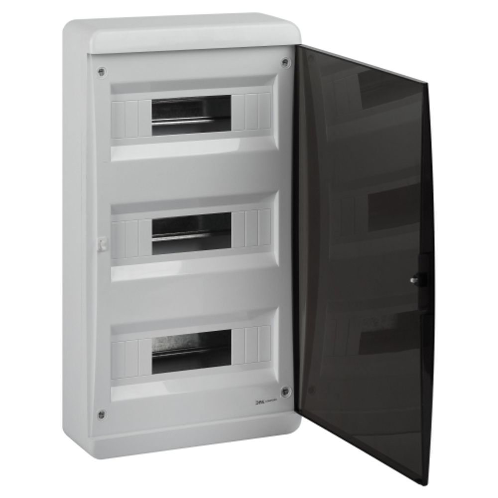 Корпус пластиковый навесной ЭРА COMFORT ЩРН-П-36 IP41 прозрачная крышка белый