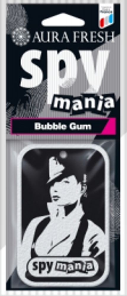 Аром-р AURA FRESH SPY MANIA Bubble Gum, кор.-40 шт.