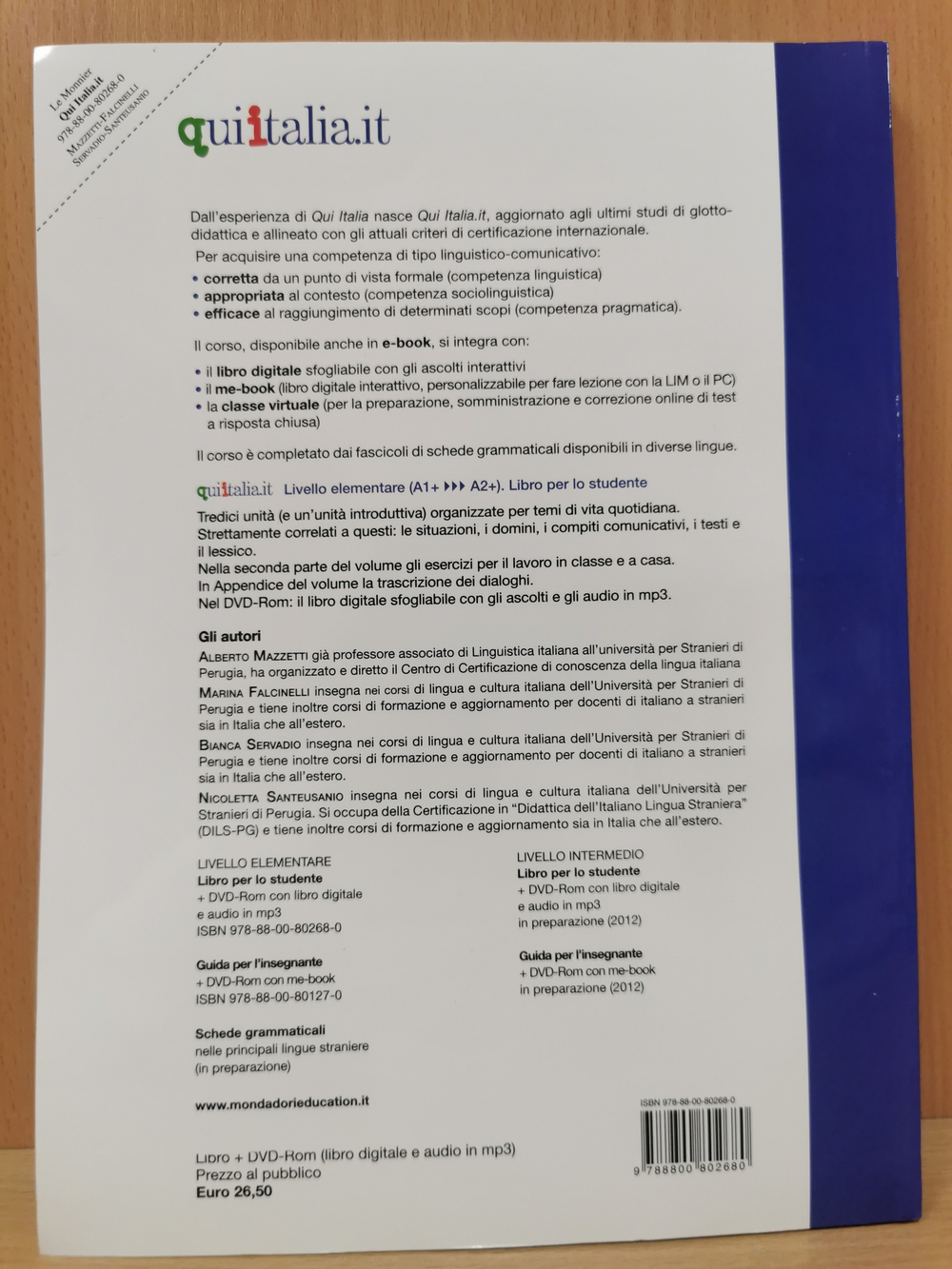 QUI ITALIA.IT. Corso di lingua italiana per stranieri. Livello elementare. Con DVD (Italian Edition)