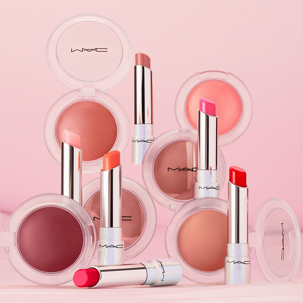 MAC Cosmetics Glow Play Blush - Розовый хайлатер для скул оттенок Cheer Up, 7 g