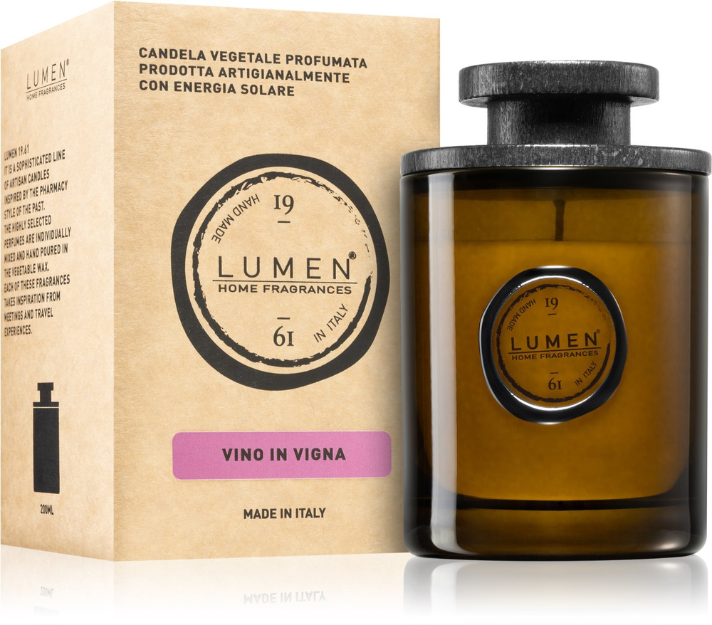 LUMEN Herbalist LUMEN 19.61 Vino In Vigna - ароматическая свеча /   200  ml  / GTIN 8001974012077