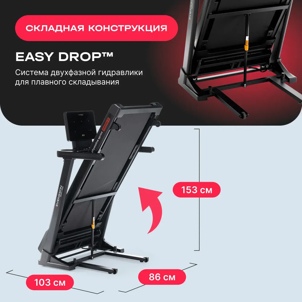 Беговая дорожка SVENSSON BODY LABS PHYSIOLINE SPRINTMASTER B домашняя