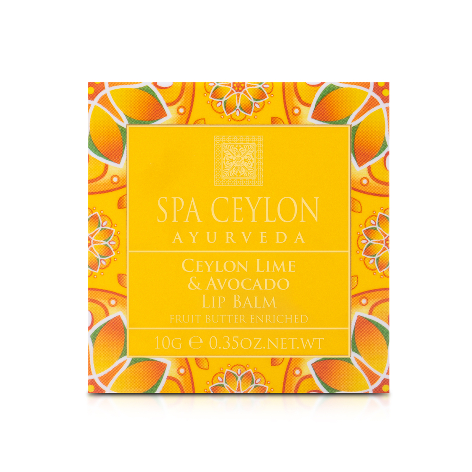 Питательный бальзам для губ "ЦЕЙЛОНСКИЙ ЛАЙМ И АВОКАДО" (10гр)