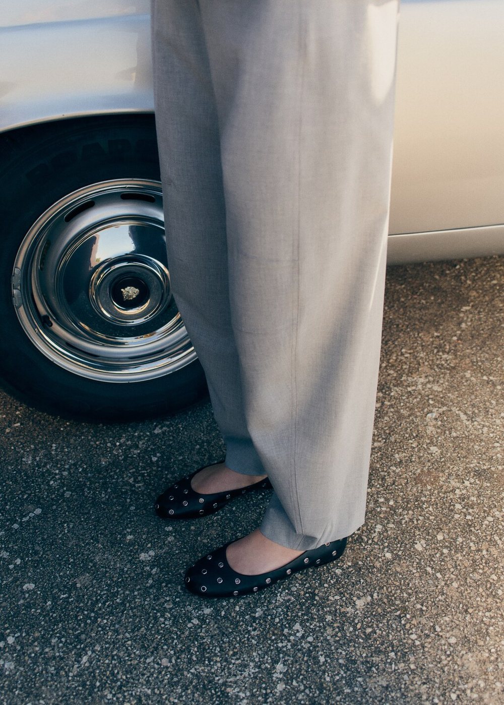 Балетки с перфорацией