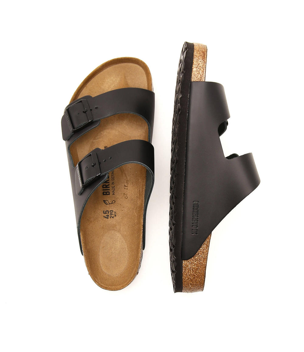 Кожаные шлепанцы arizona Birkenstock - черный(51191)