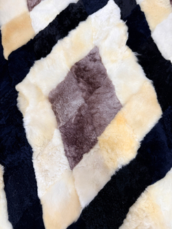 Меховой Коврик прикроватный накидка на кресло из овчины