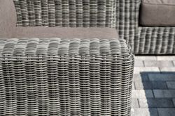 "Боно" лаунж-зона из искусственного ротанга, цвет графит