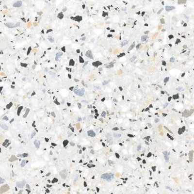 Керамогранит Alma Ceramica GFA57TRZ07L Terrazzo 57x57 белый лаппатированный под камень