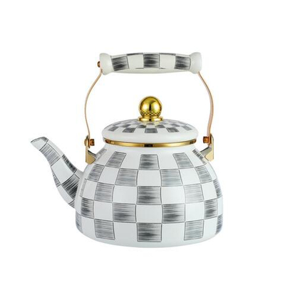 Чайник для плиты (газовой и электрической) 3 л эмалированный KELLI KL-4121 С ДЕКОРОМ