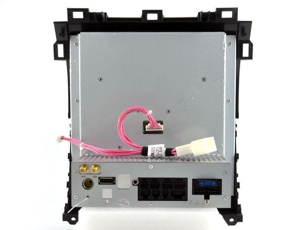 Автомагнитола Тесла стиль для Toyota Land Cruiser Prado FJ 120, Lexus GX 470 2003-2009  (авто с низкими опциями)