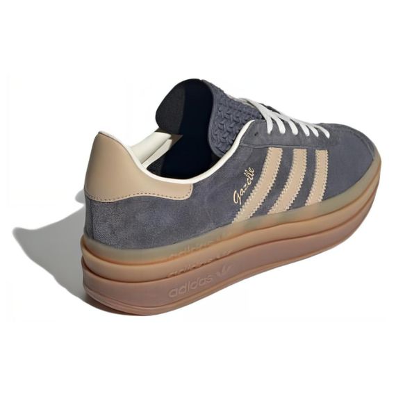 adidas originals GAZELLE BOLD Кроссовки для скейтбординга Низкие Серо-коричневые Женские