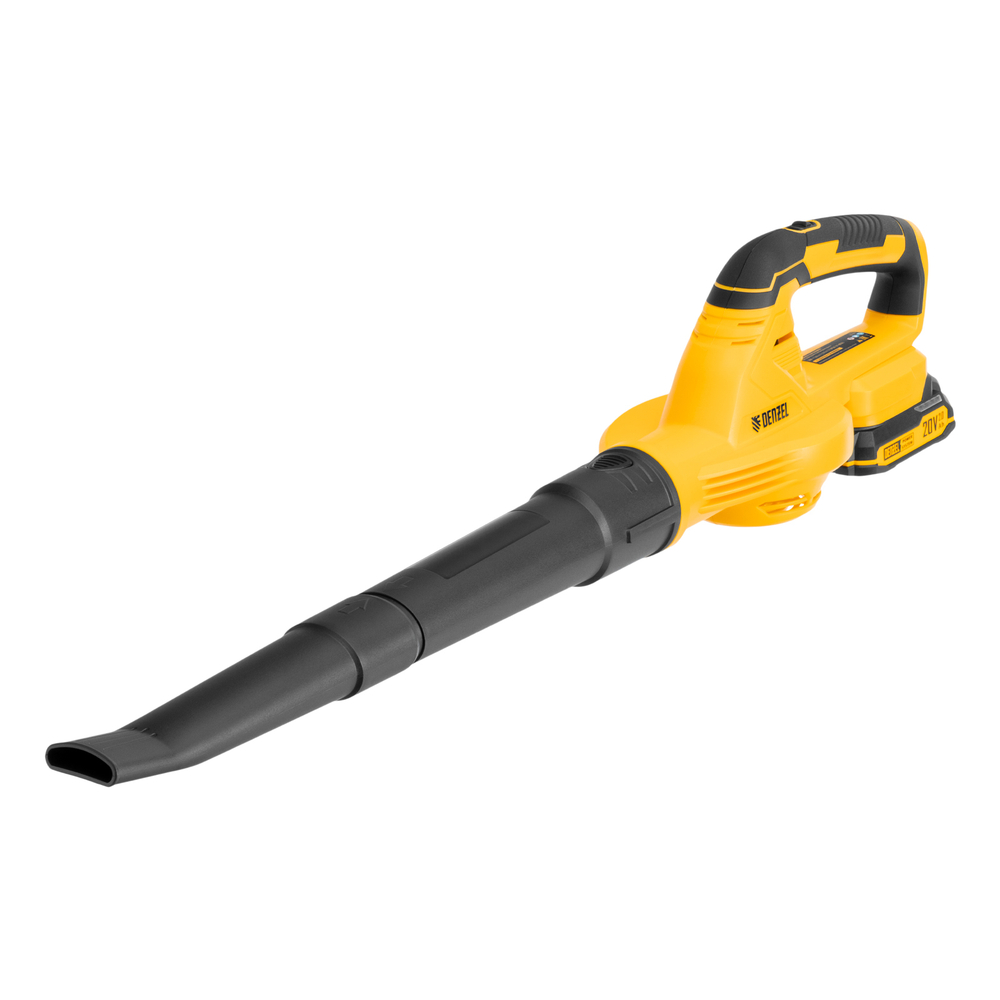 Воздуходувка аккумуляторная, AB-500, 60 м/с, 500 м3/ч, Li-Ion, 20 В Denzel