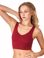 Короткий бесшовный топ (Размер: M) (Цвет: черный)