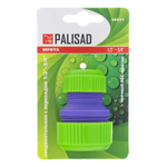 Муфта соединительная с переходом 1/2-3/4, пластмассовая Palisad
