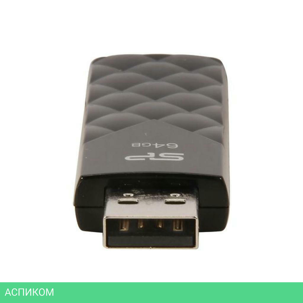 USB Flash-накопитель Silicon-Power Ultima U03 64GB Black (SP064GBUF2U03V1K)