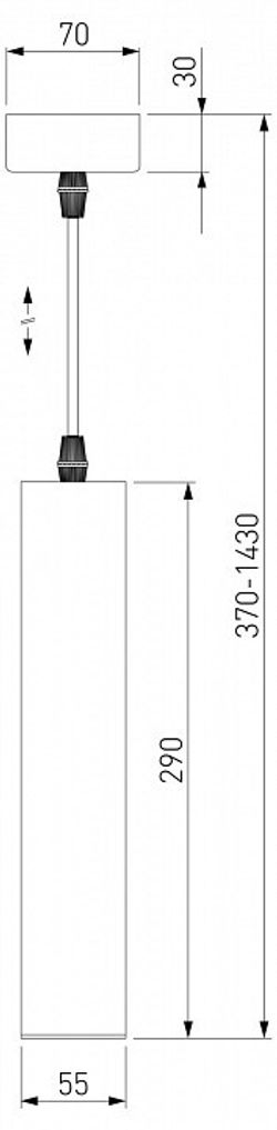 Подвесной светильник Elektrostandard Single a057418