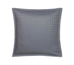 Наволочка PALACE ARDOISE 65х65 Blanc des Vosges 65x65 Темно-серый