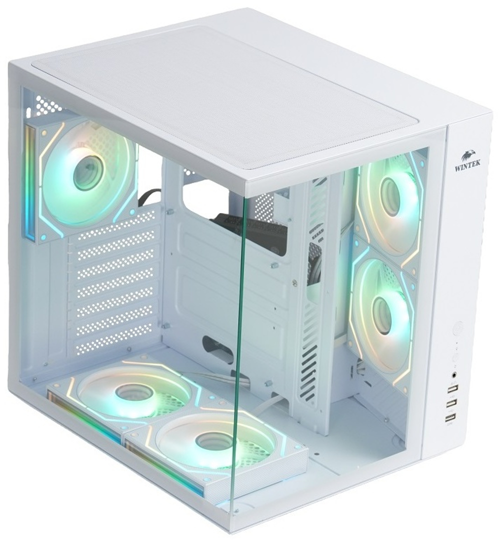 Корпус Wintek Cube Pro V909-W TG белый