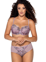 Бюстгальтер на косточках нежной расцветки (Размер: 80F) (Цвет: сиреневый)