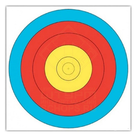 Мишень лучная FITA 40 см 5 колец