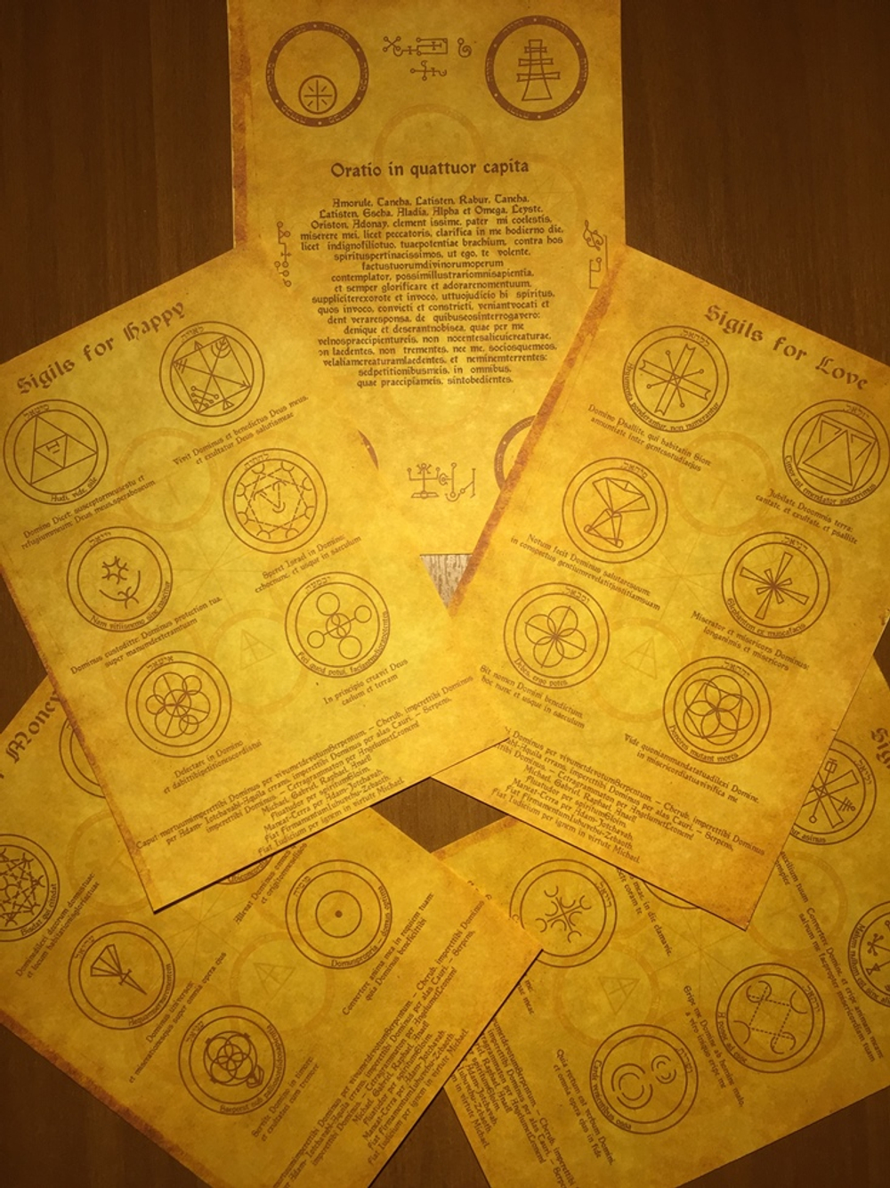 Комплект Сигил – магия вашего успеха – 5 свитков