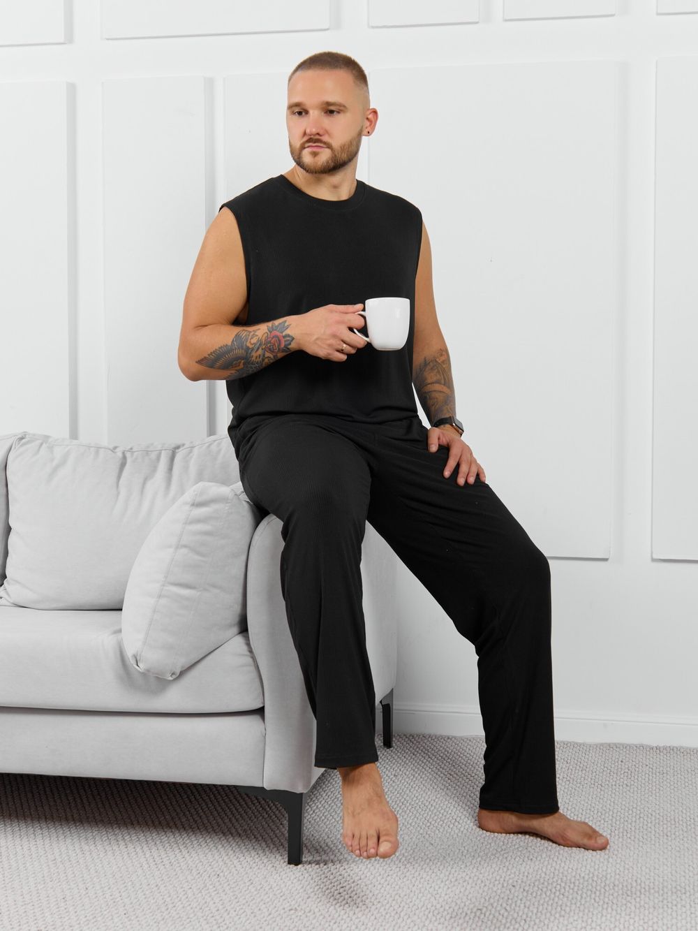 Брюки мужские Алессандро-3 Виотекс ЧЁРНЫЙ