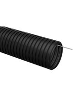 Труба ПНД легкая с зондом 20мм черная IEK (кратно 50м)