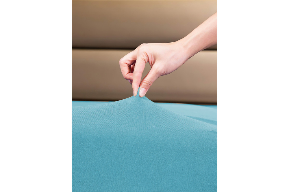 Простынь GoodNight Трикотаж 200х200х20 Бирюза на резинке