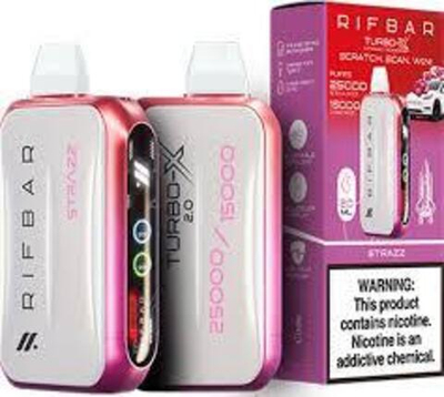 RIFBAR TURBO X 25000 - Strazz (5% nic)