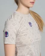 Женская футболка Hydrogen LOGO ALL OVER TECH T-SHIRT (D01006-472)