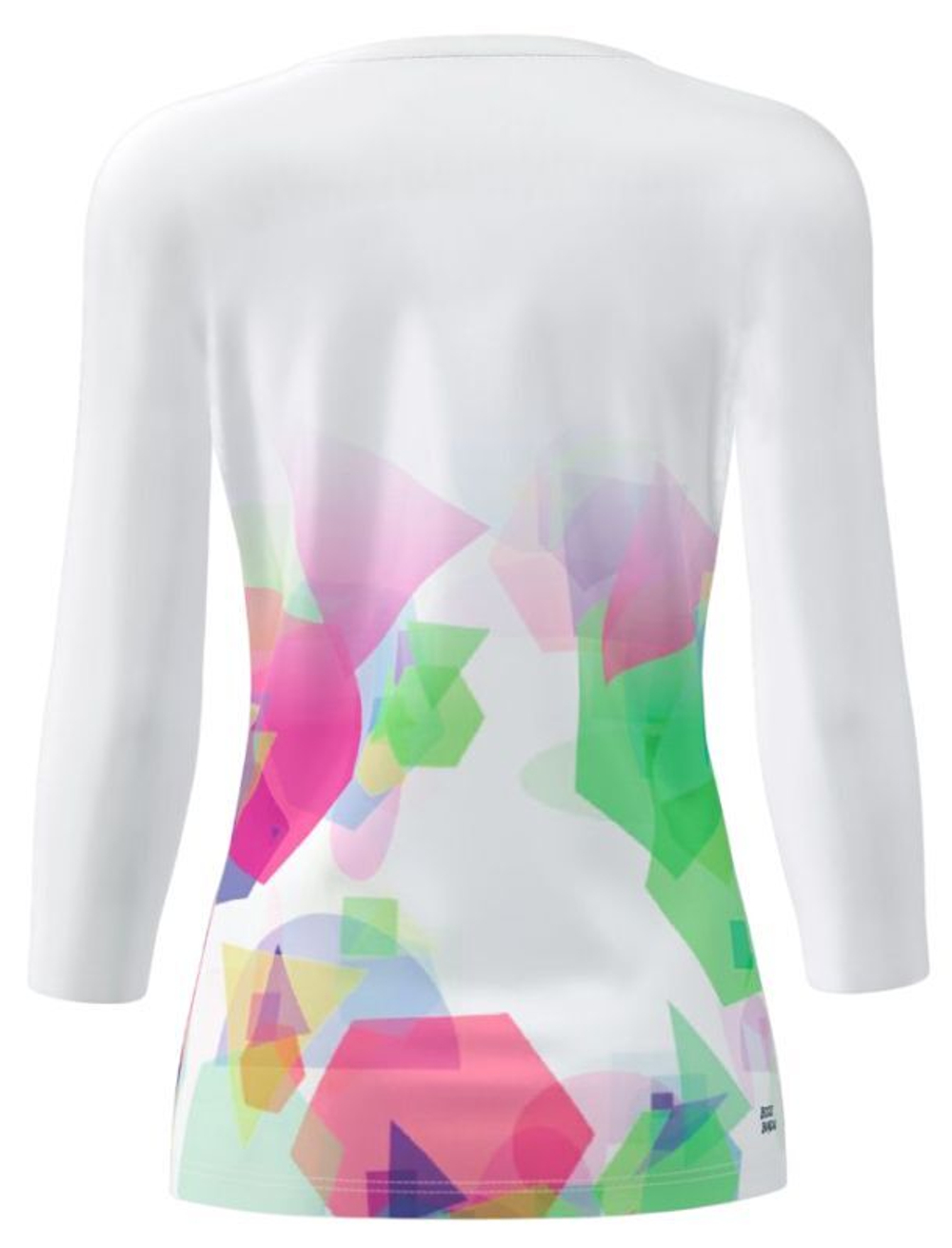 Женская теннисная футболка с длинным рукавом Bidi Badu Kaleido V-Neck