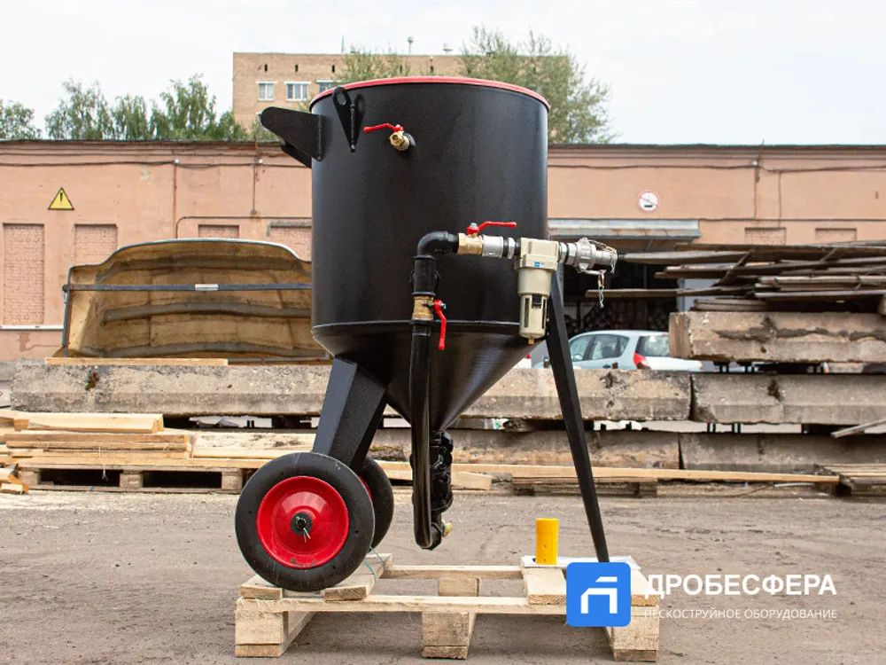 Пескоструйный аппарат PST-PS-160-2 с влагоотделителем