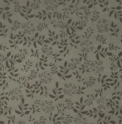 Атлас жаккард "Моар" веточки, 100 г/м2, ш. 150 см, серо-коричневый