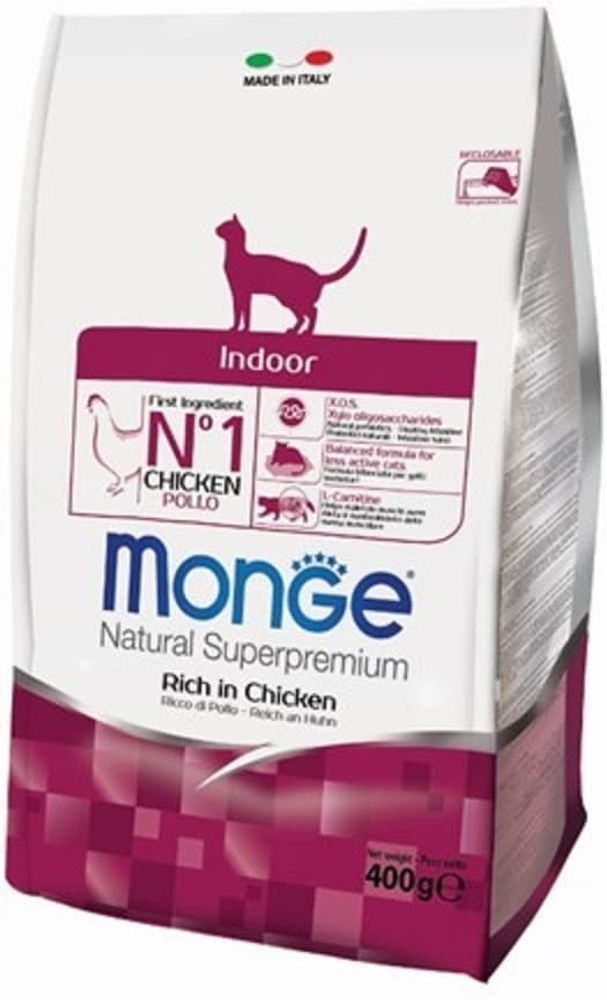 Monge Cat Indoor корм для домашних кошек  400 г