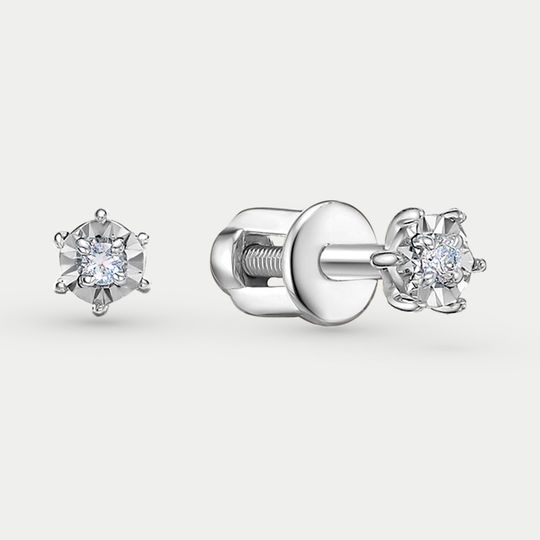 Серьги с брилл