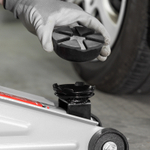 Резиновая опора для подкатного домкрата универсальная, D 89 мм, D 60 мм, H 35 мм Matrix