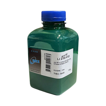 Тонер для HP Color LJ 2700/3600/3800/4700/CP 3505/4005/CM4730 (135гр, голубой, Polyester, TMC040 IMEX) Green Line