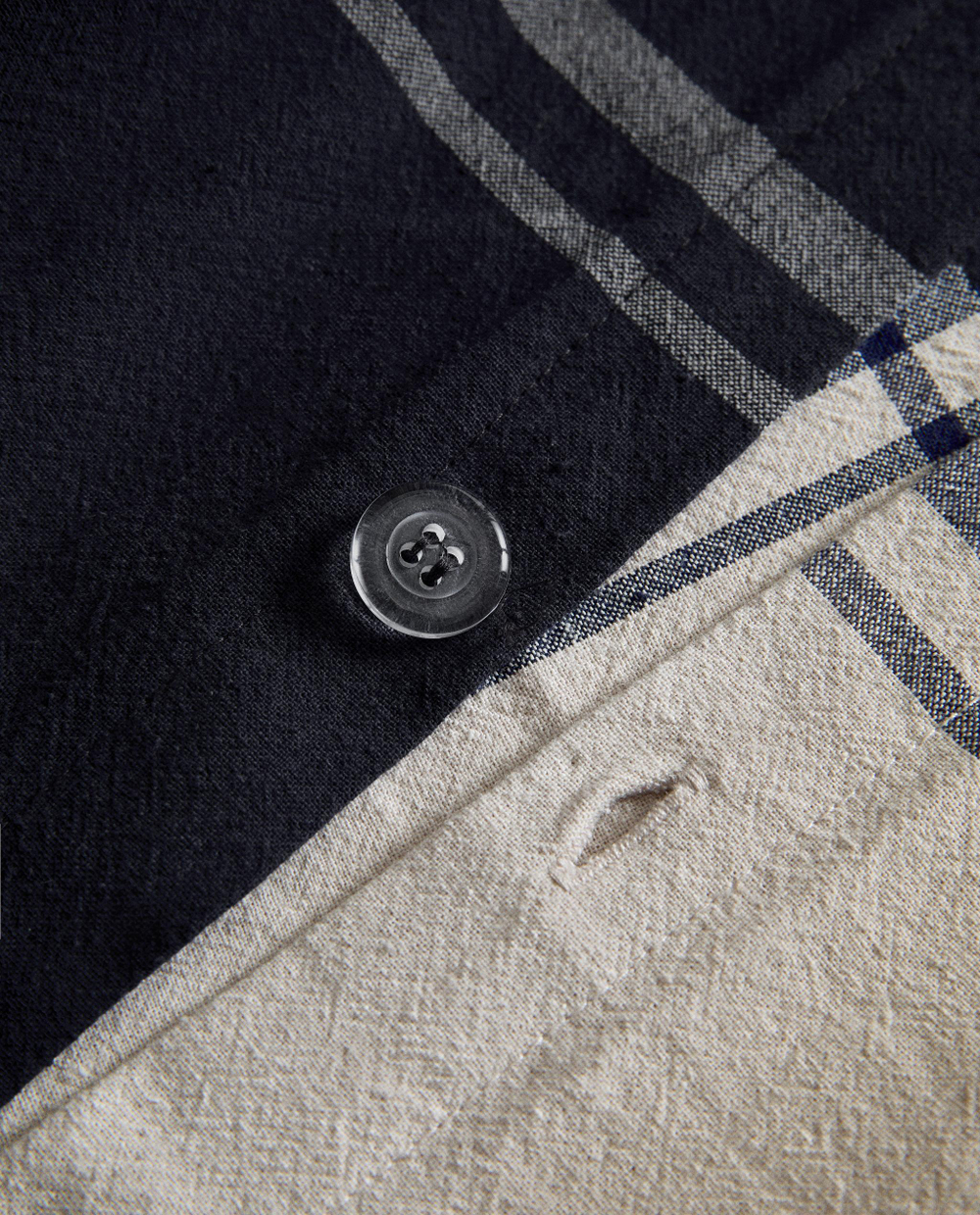 Пододеяльник Zara Home, хлопок 100%, в клетку, 9120/088